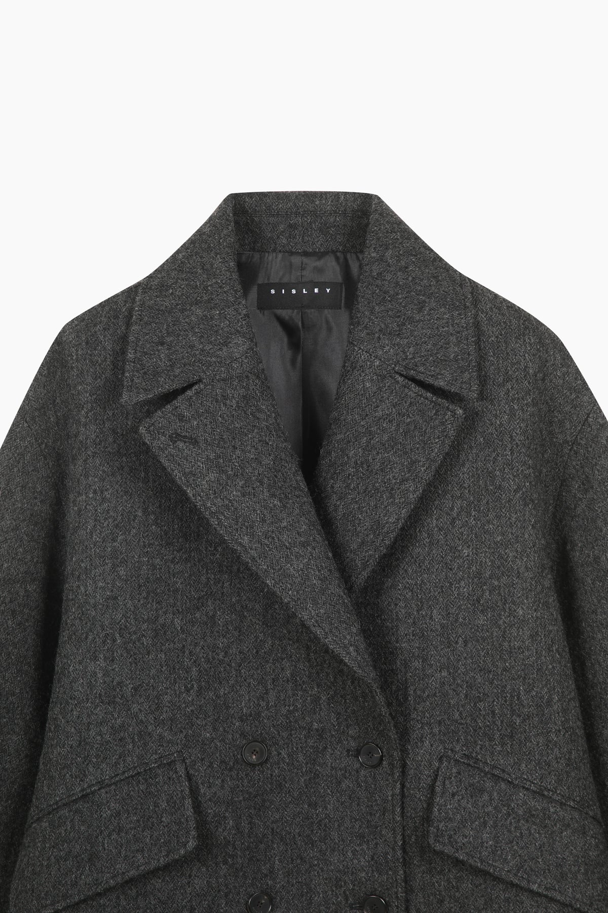 Cappotto corto doppiopetto