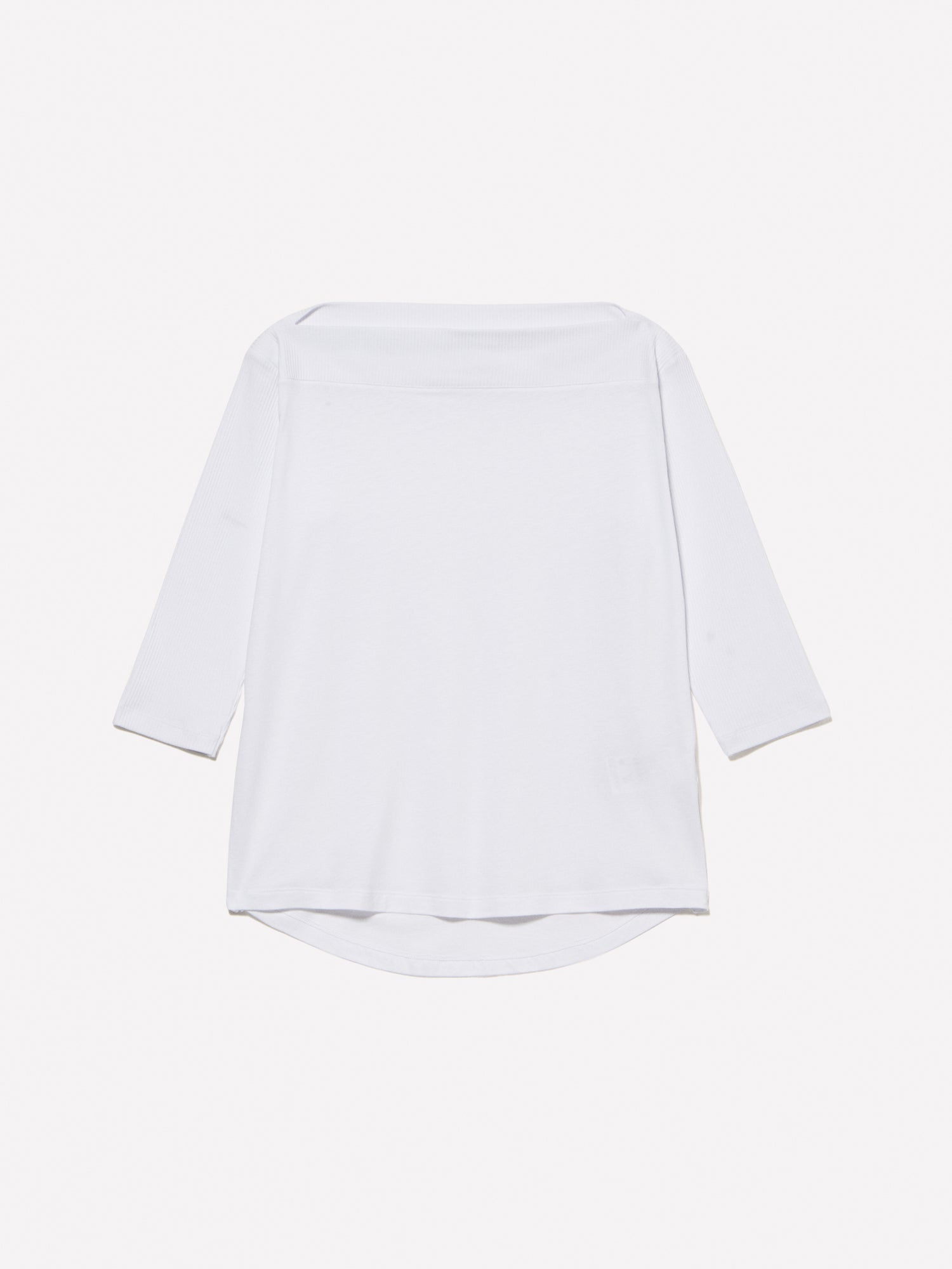 T-shirt con scollo a barca da donna bianco | Sisley Outlet