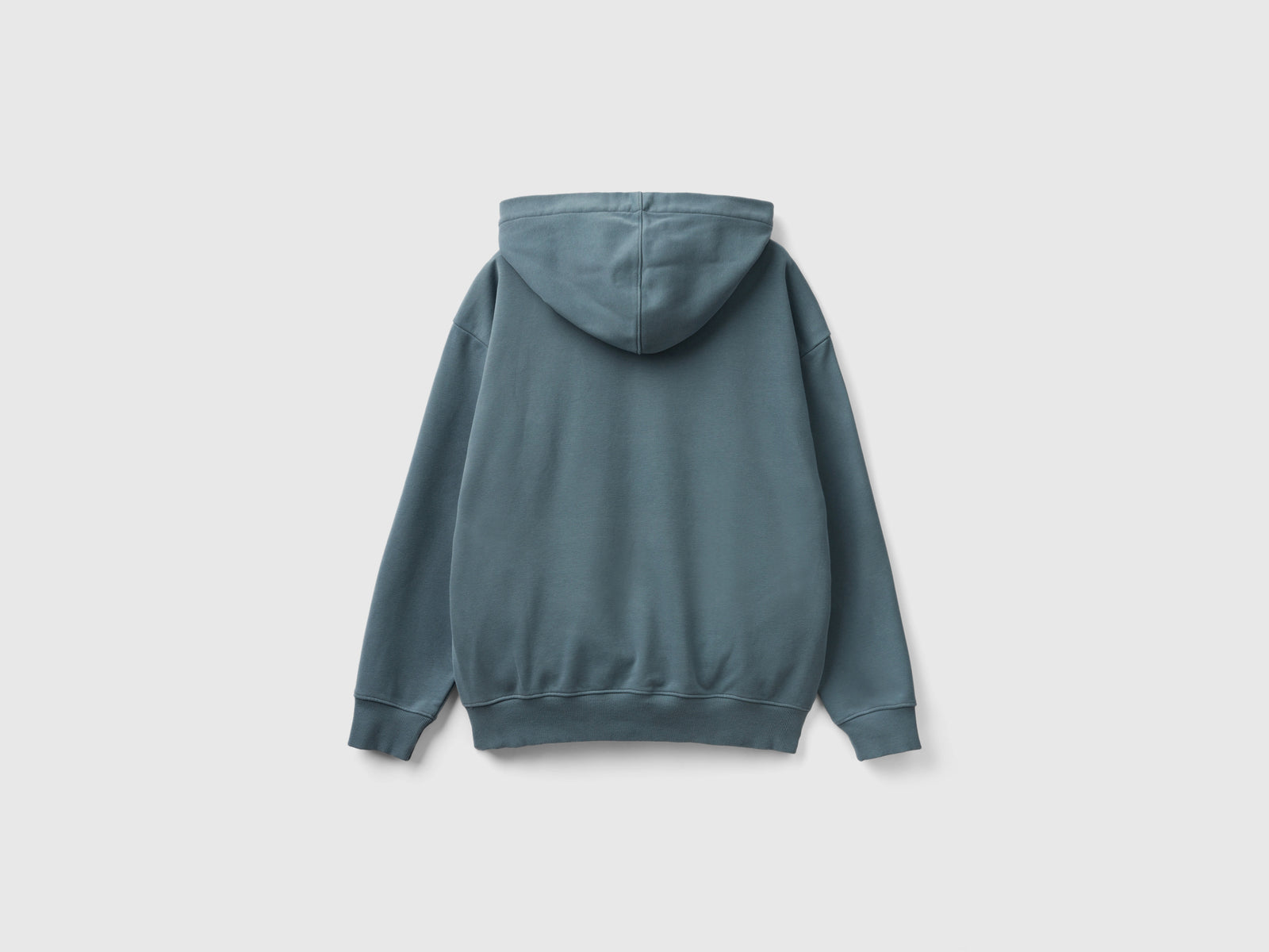 Felpa con ricamo in misto cotone bio da uomo grigio scuro 2 | Benetton Outlet