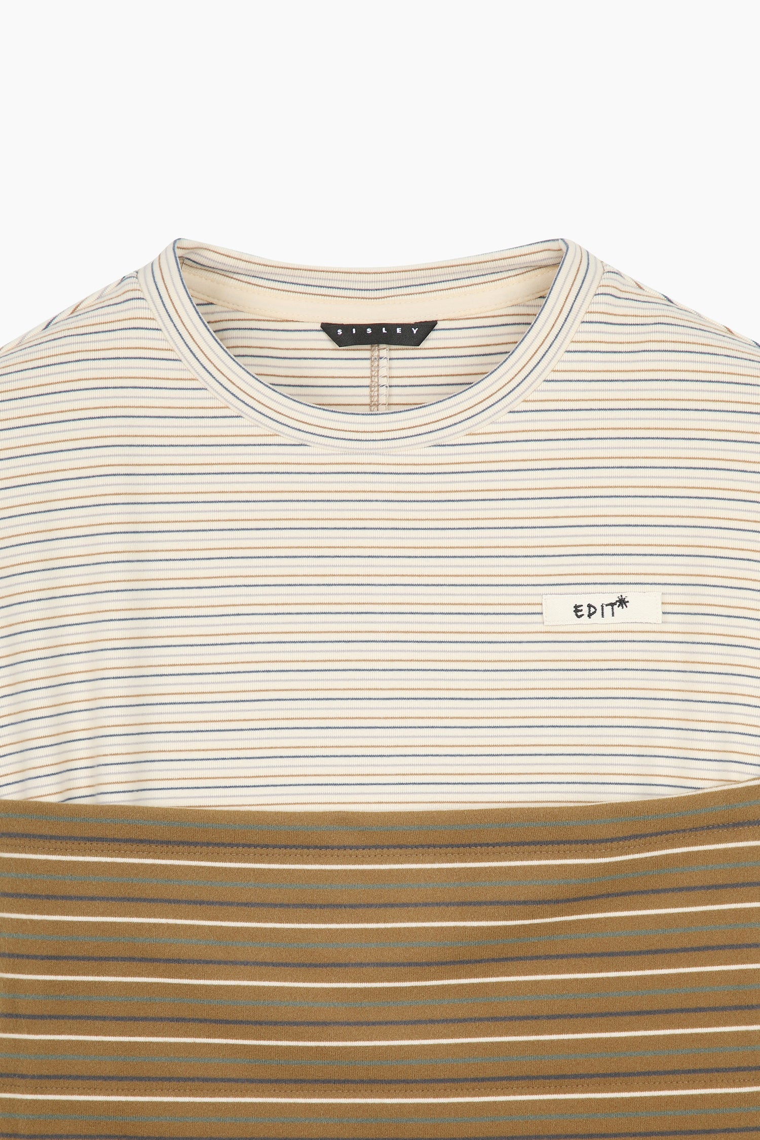 Tshirt con top da donna beige 3 | Sisley Outlet