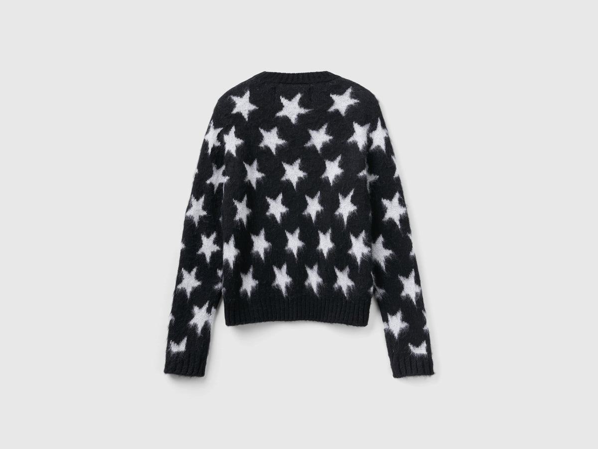 Calda maglia con stelle