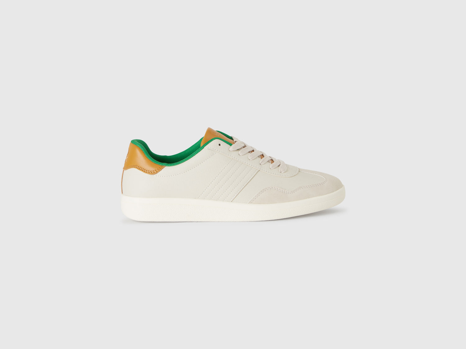 Sneakers basse da uomo bianco panna | Benetton Outlet