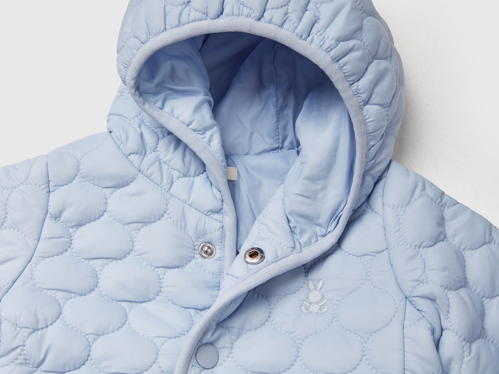 Giubbino trapuntato "Rain Defender" da neonato celeste 3 | Benetton Outlet