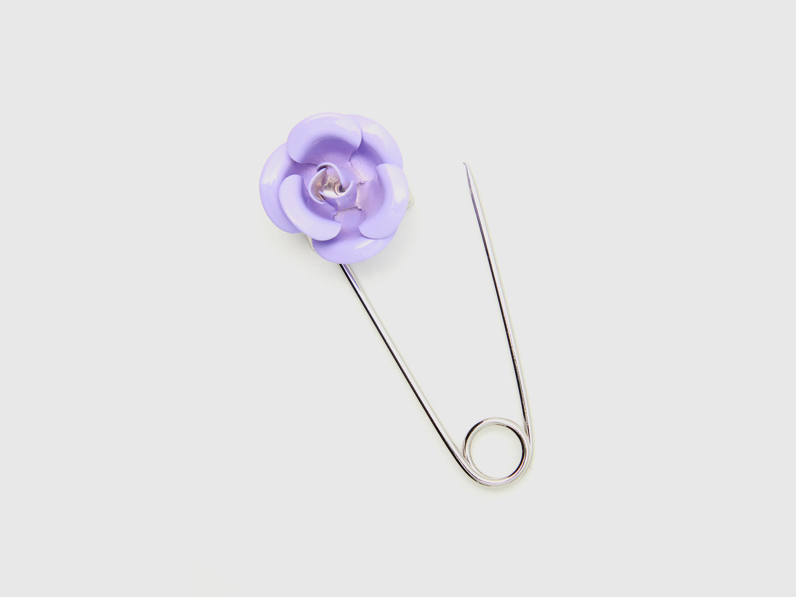 Spilla con rosa da donna lilla 2 | Benetton Outlet
