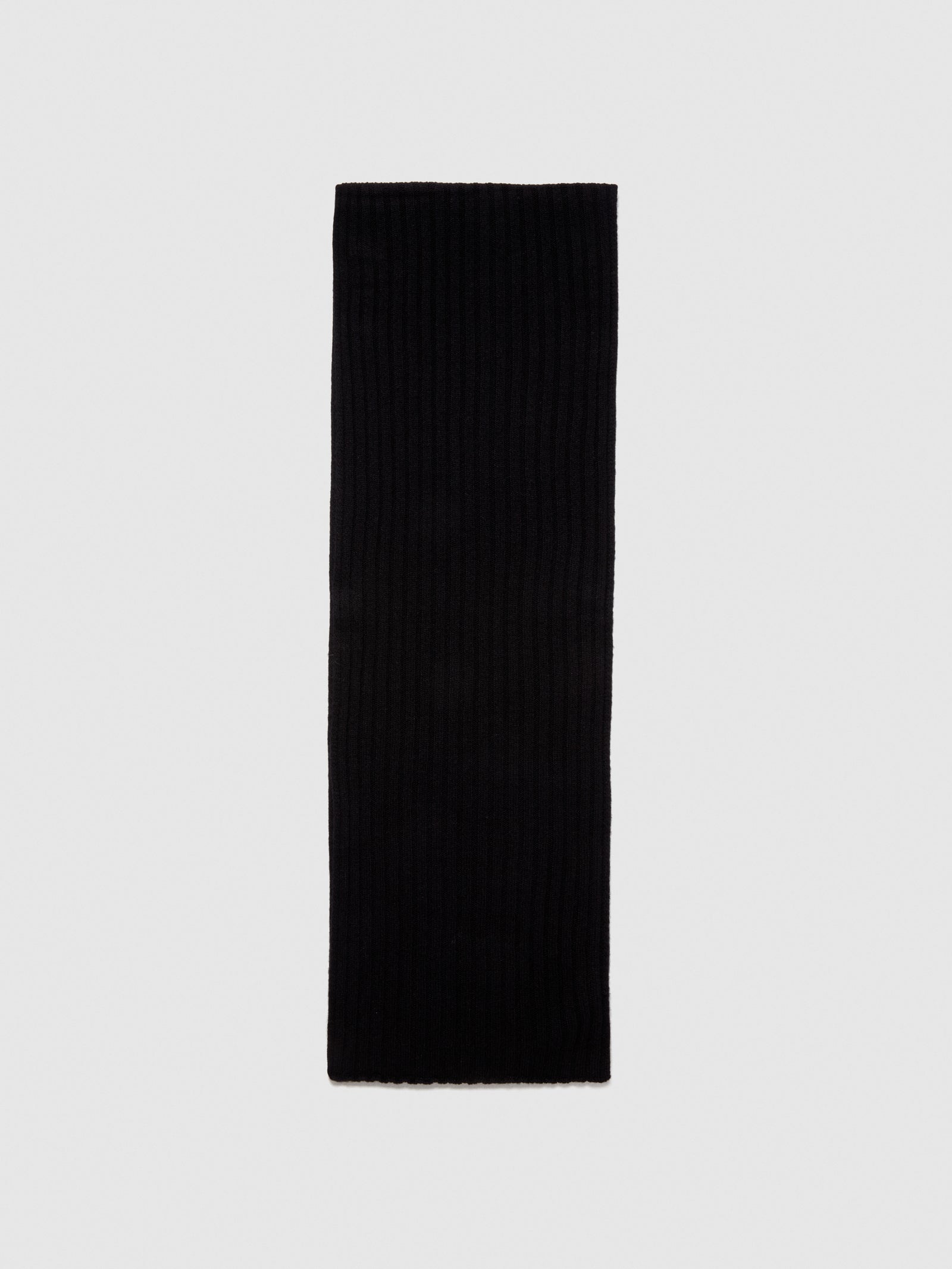 Sciarpa in maglia da uomo nero | Sisley Outlet