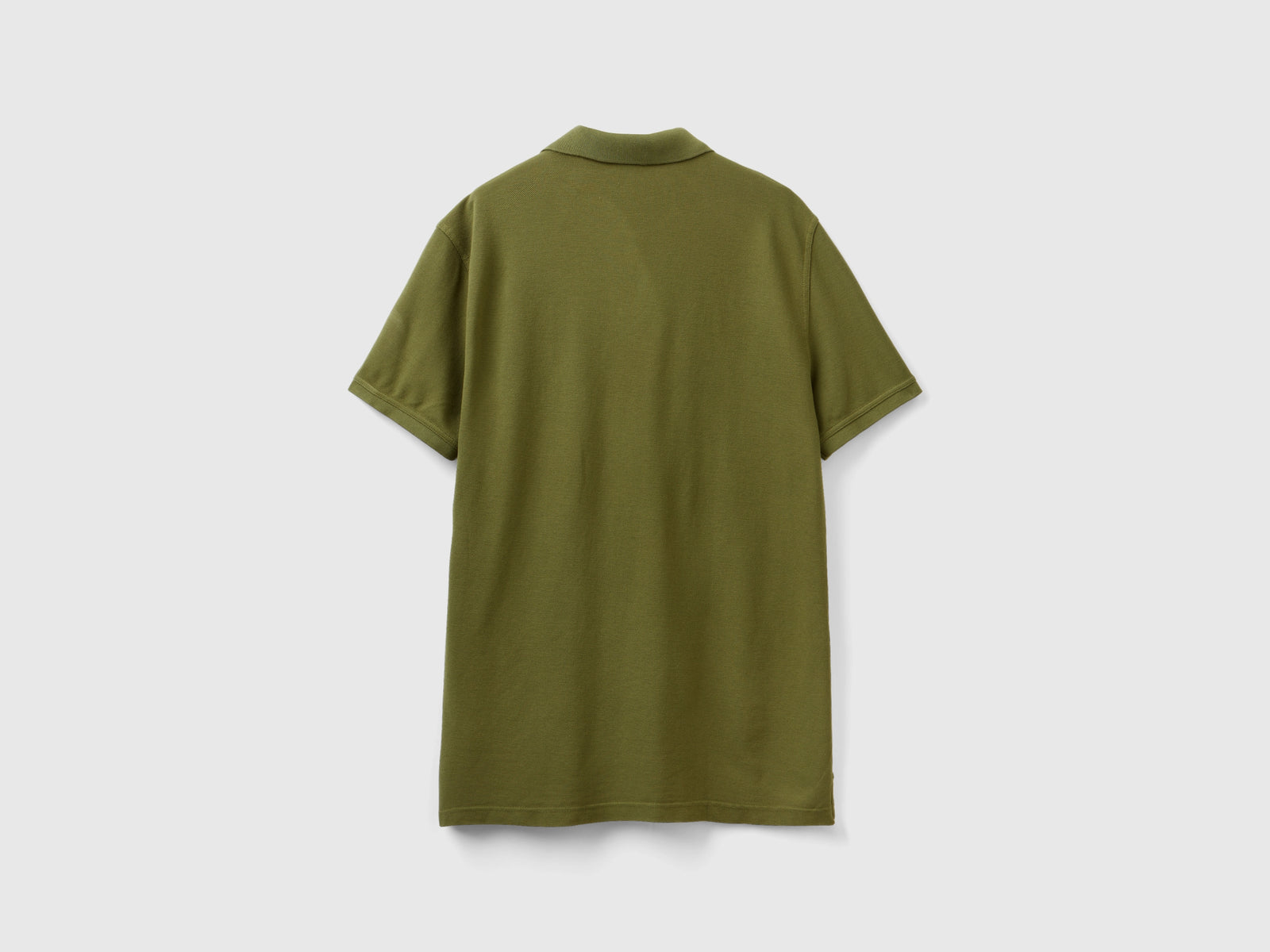 Polo regular fit da uomo verde militare 2 | Benetton Outlet