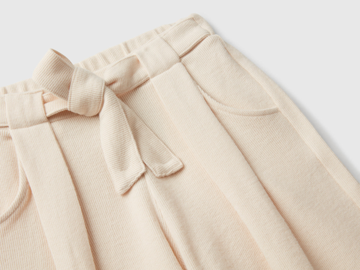 Pantaloni con fusciacca in caldo cotone