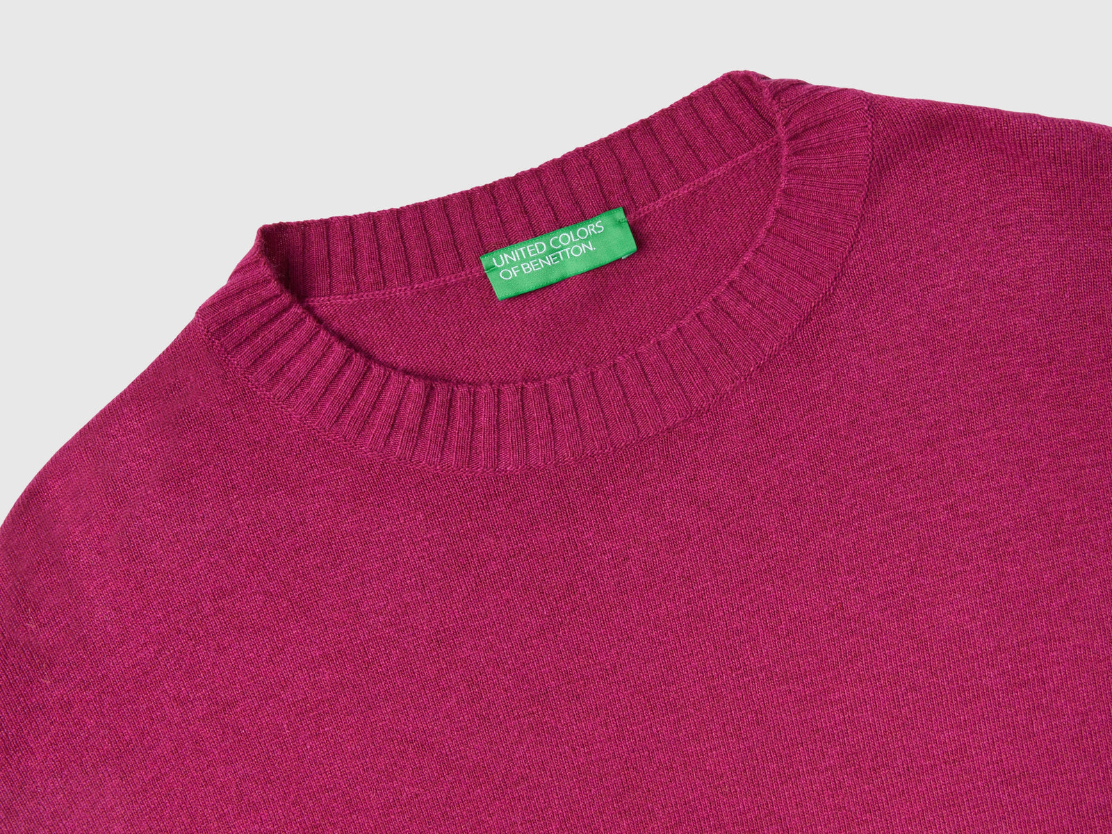 Maglia in misto cashmere da donna bordeaux 3 | Benetton Outlet