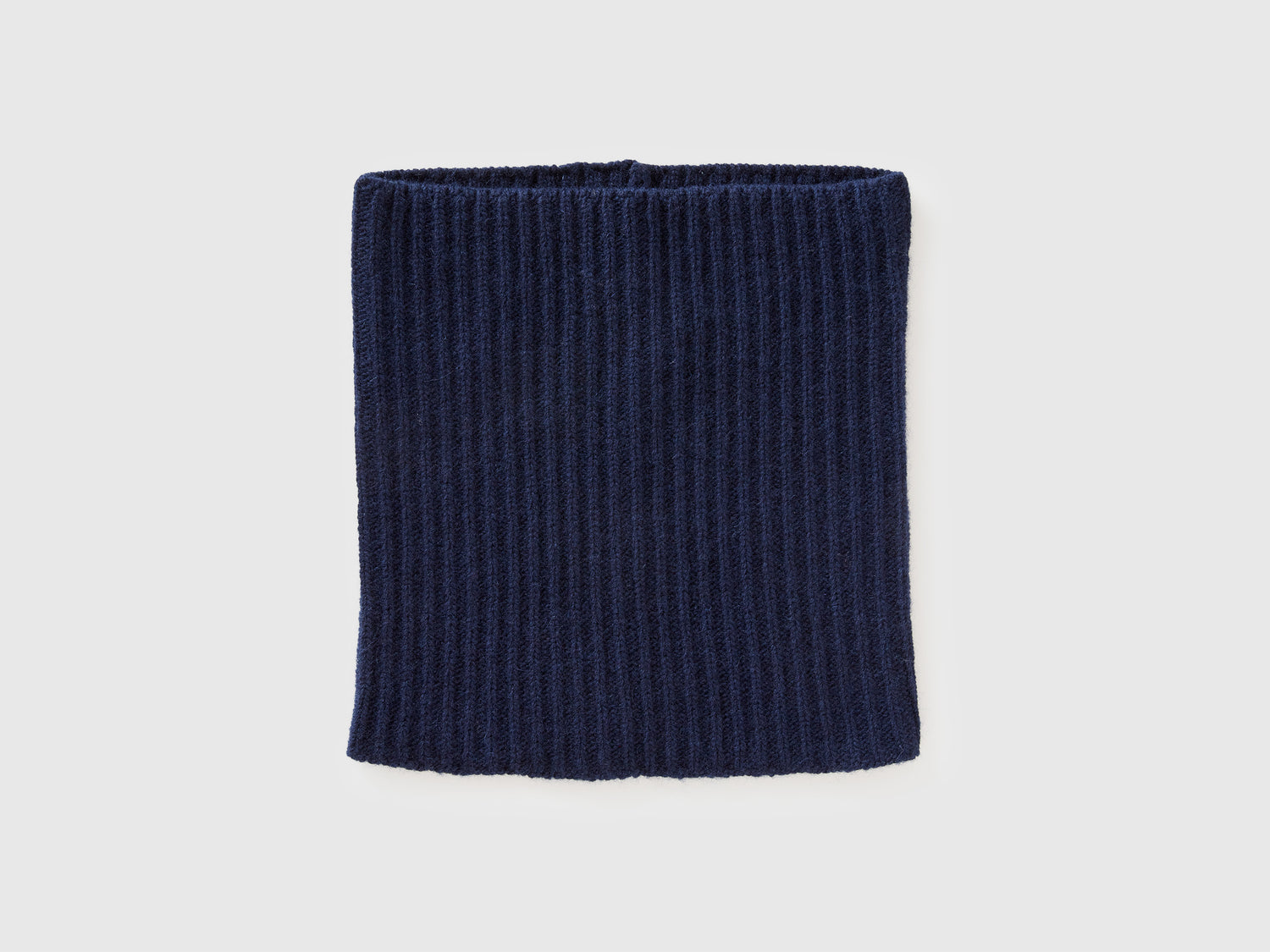 Scaldacollo in misto lana da donna blu scuro | Benetton Outlet