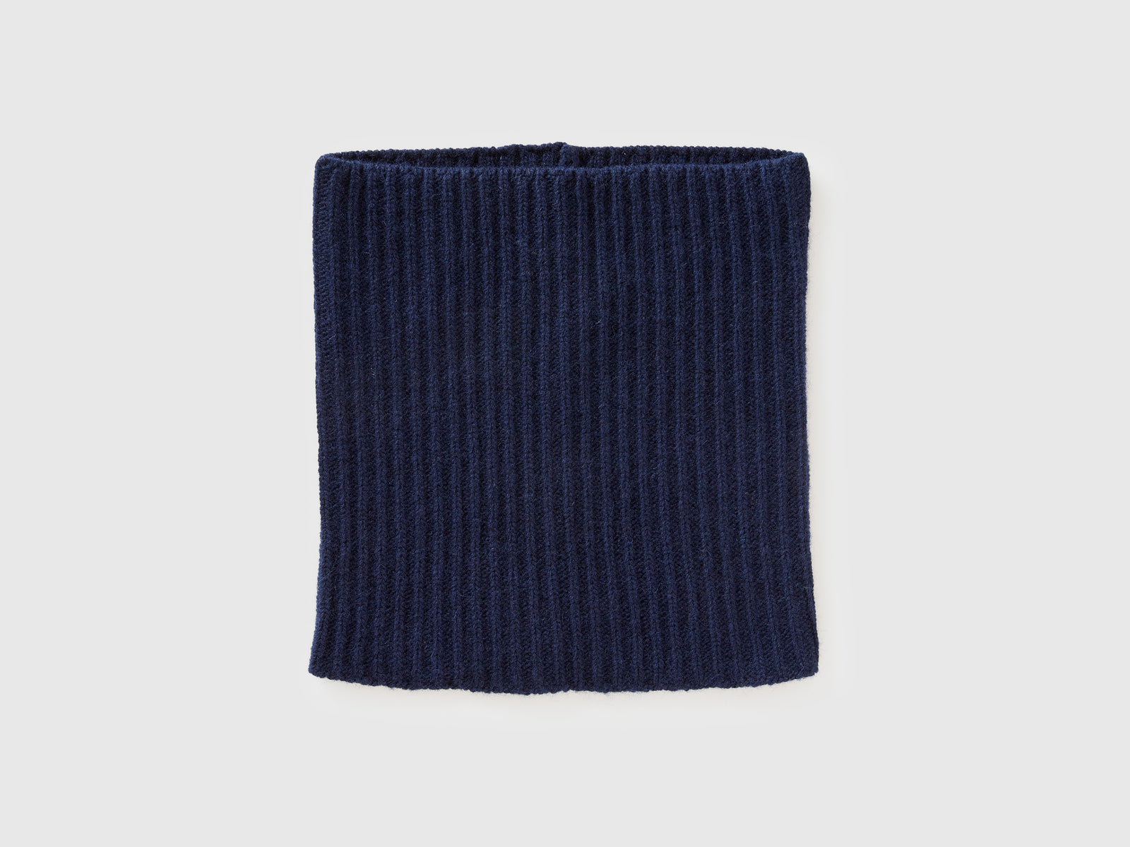 Scaldacollo in misto lana da donna blu scuro | Benetton Outlet