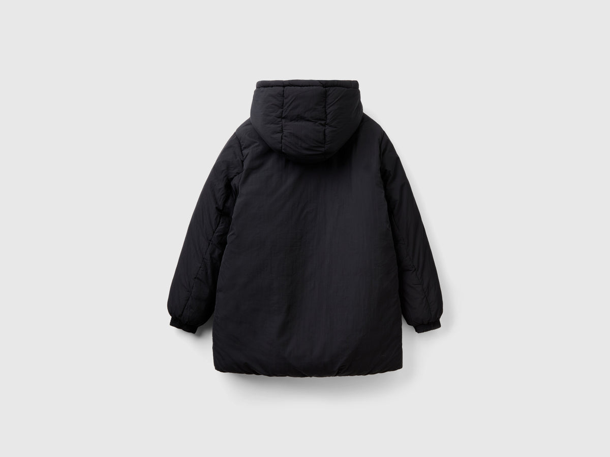 Piumino imbottito in nylon opaco
