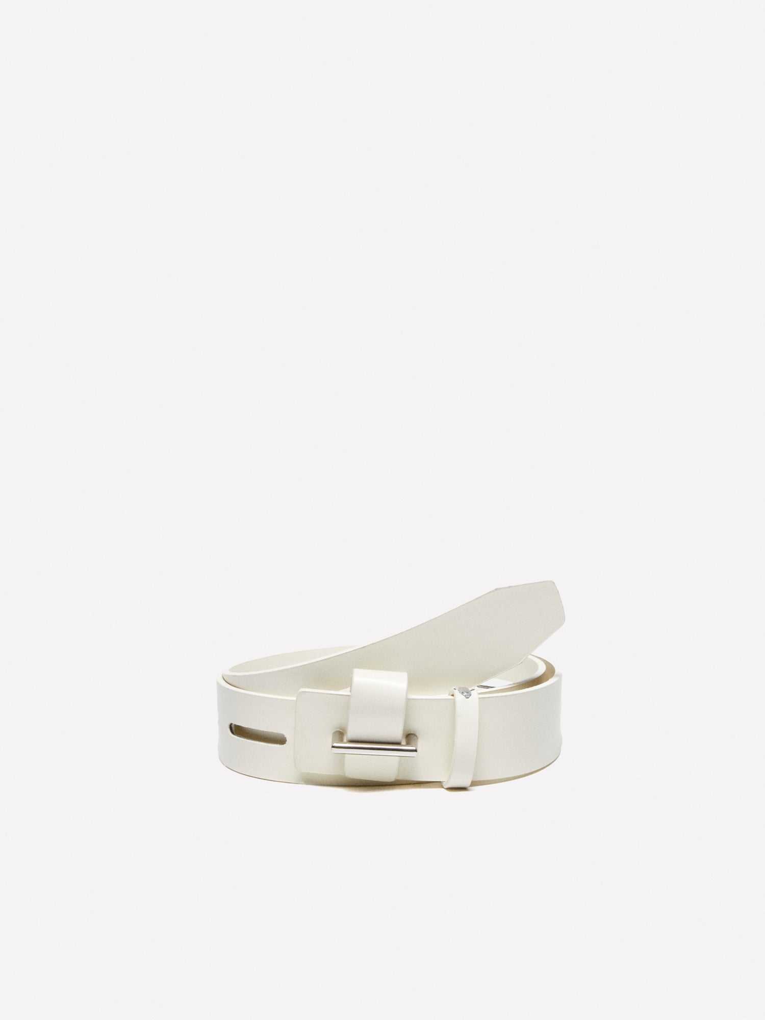 Cintura forata da donna bianco panna | Sisley Outlet