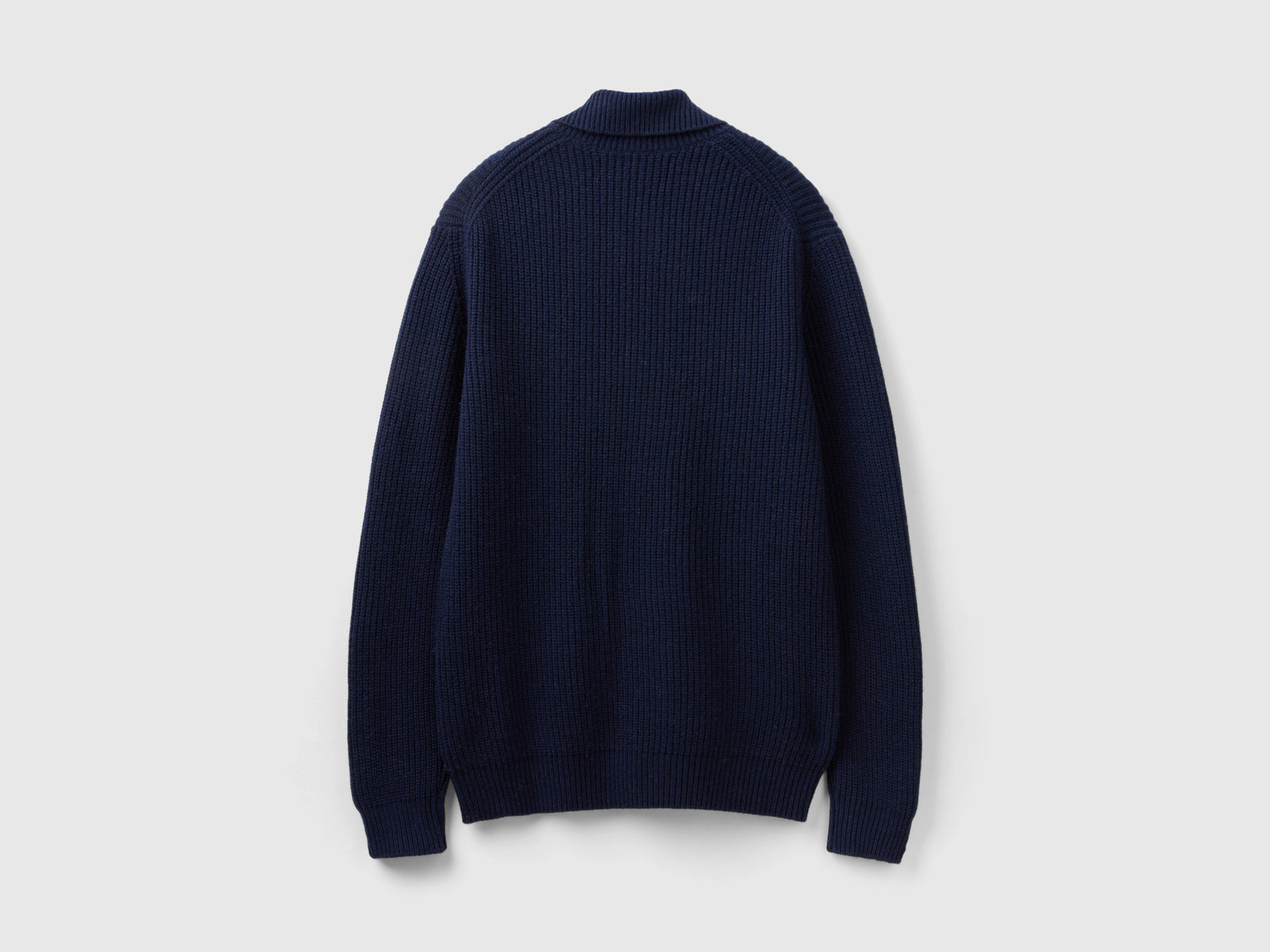 Cardigan con taschini da uomo blu scuro 2 | Benetton Outlet