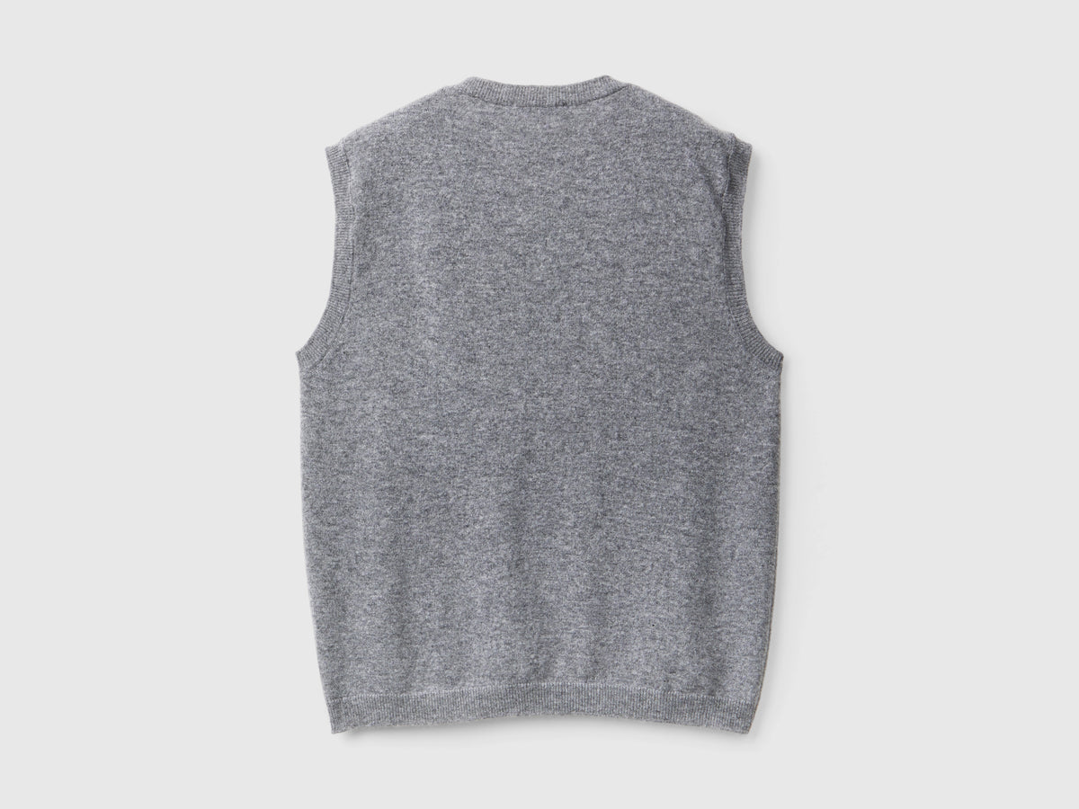 Gilet in pura lana Merino