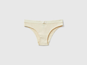 Slip fianco basso a costine