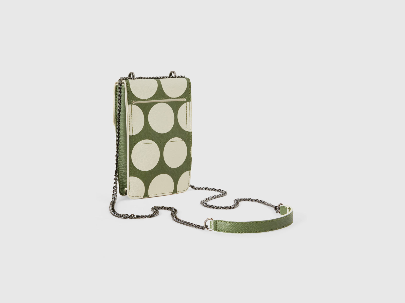 Portacellulare a pois da donna verde 2 | Benetton Outlet
