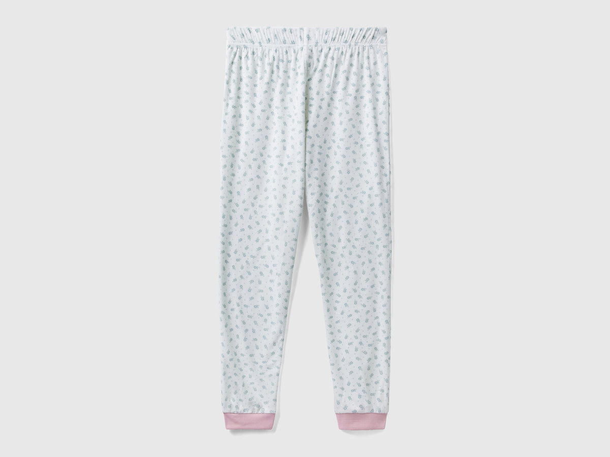Pantaloni slim fit a fiori