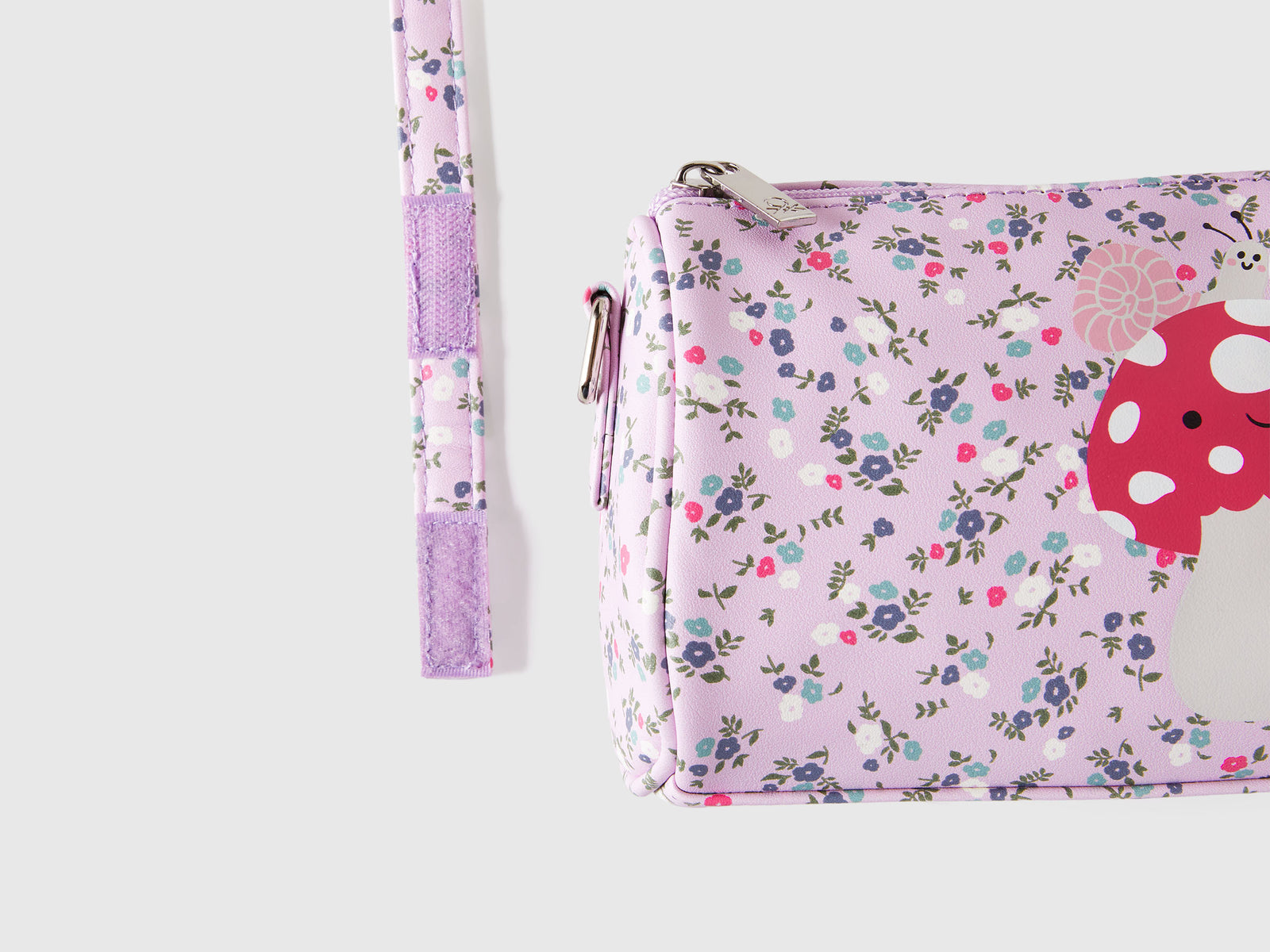 Borsa a tracolla fantasia da bimba lavanda 3 | Benetton Outlet