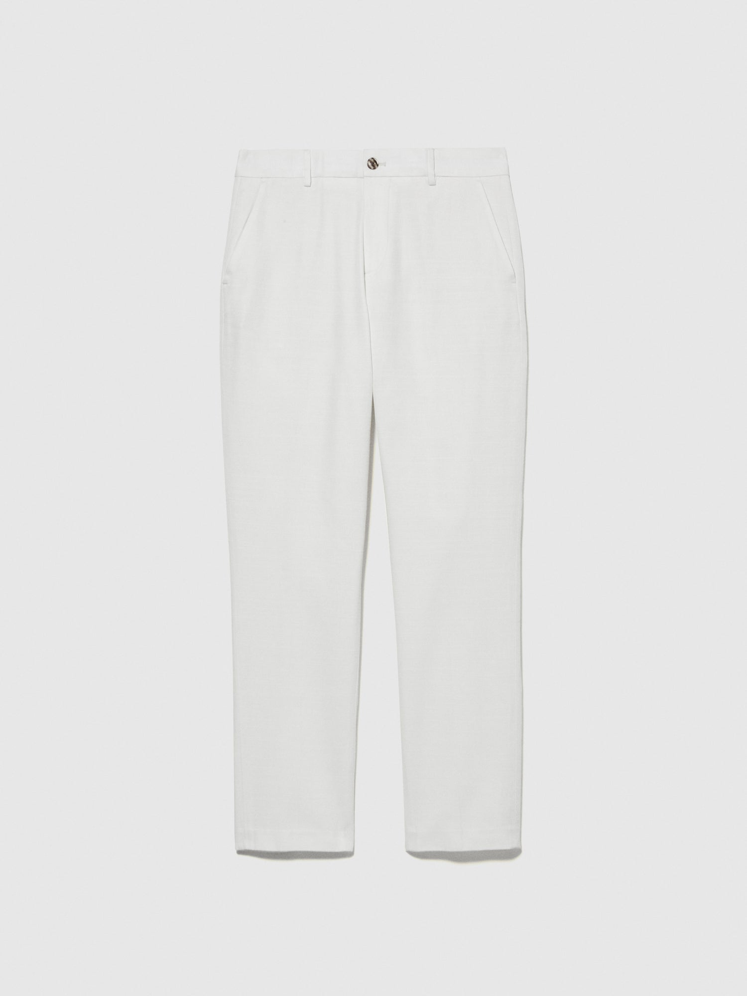 Pantaloni slim comfort fit da uomo bianco panna | Sisley Outlet
