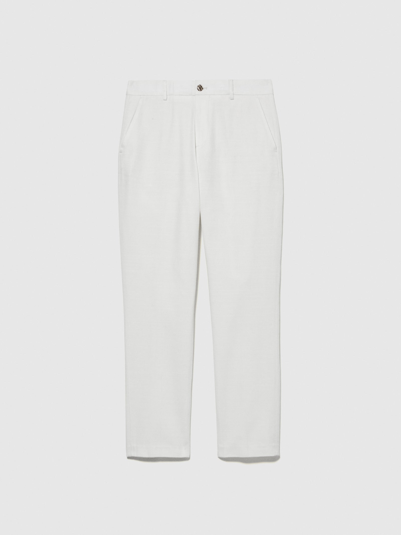 Pantaloni slim comfort fit da uomo bianco panna | Sisley Outlet