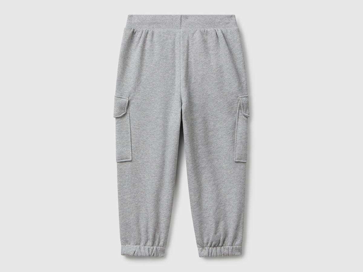 Joggers cargo in felpa