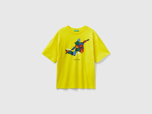 T-shirt girocollo con stampa