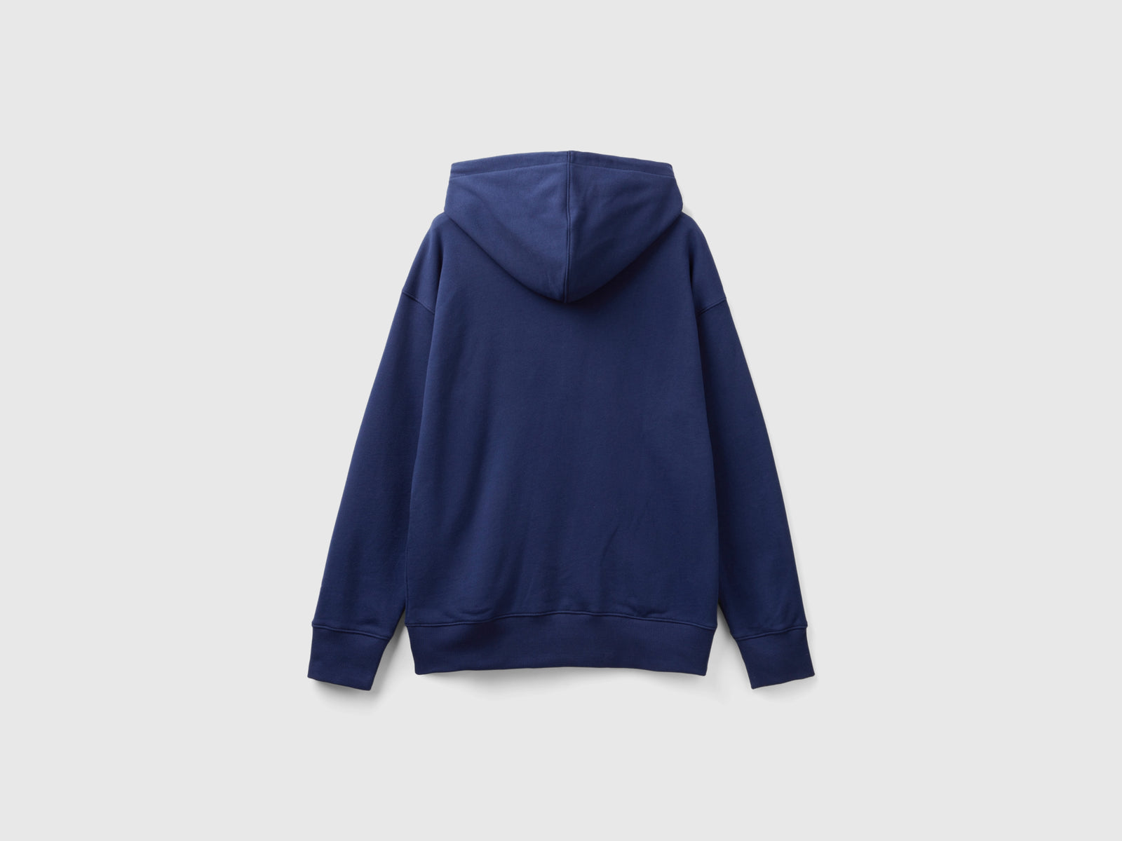 Felpa con cappuccio e stampa da uomo blu scuro 2 | Benetton Outlet