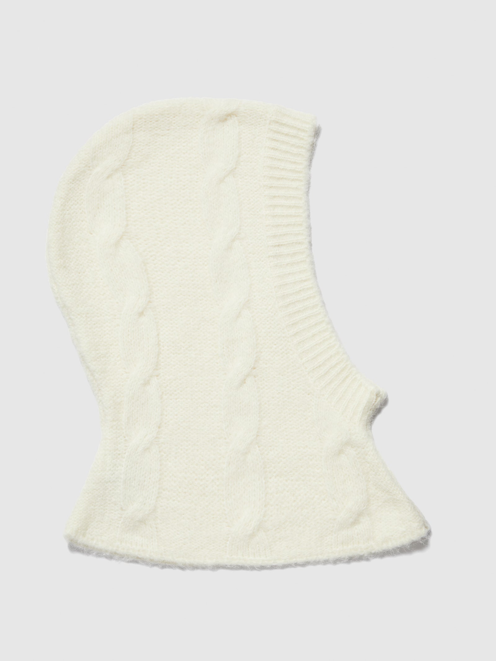 Cappuccio con trecce da donna bianco panna | Sisley Outlet