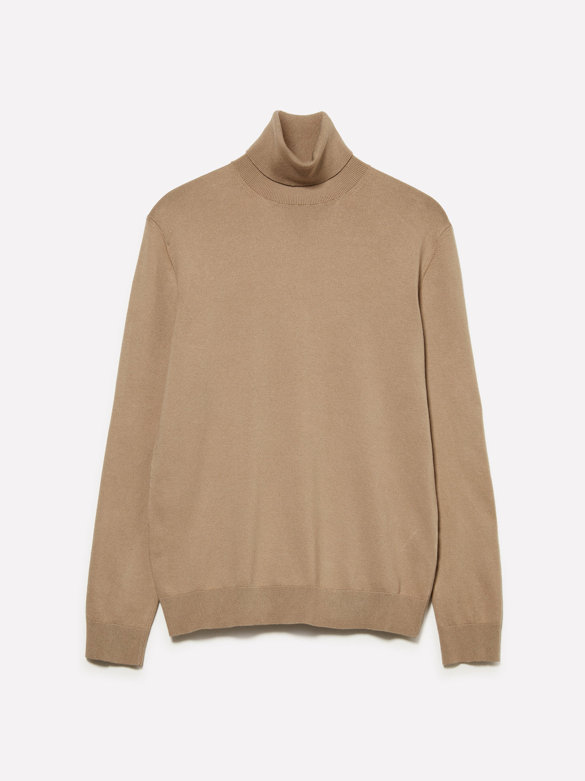 Maglia tortora con collo alto