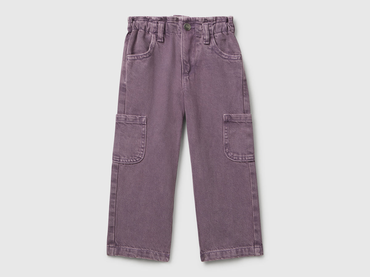 Pantaloni cargo in cotone