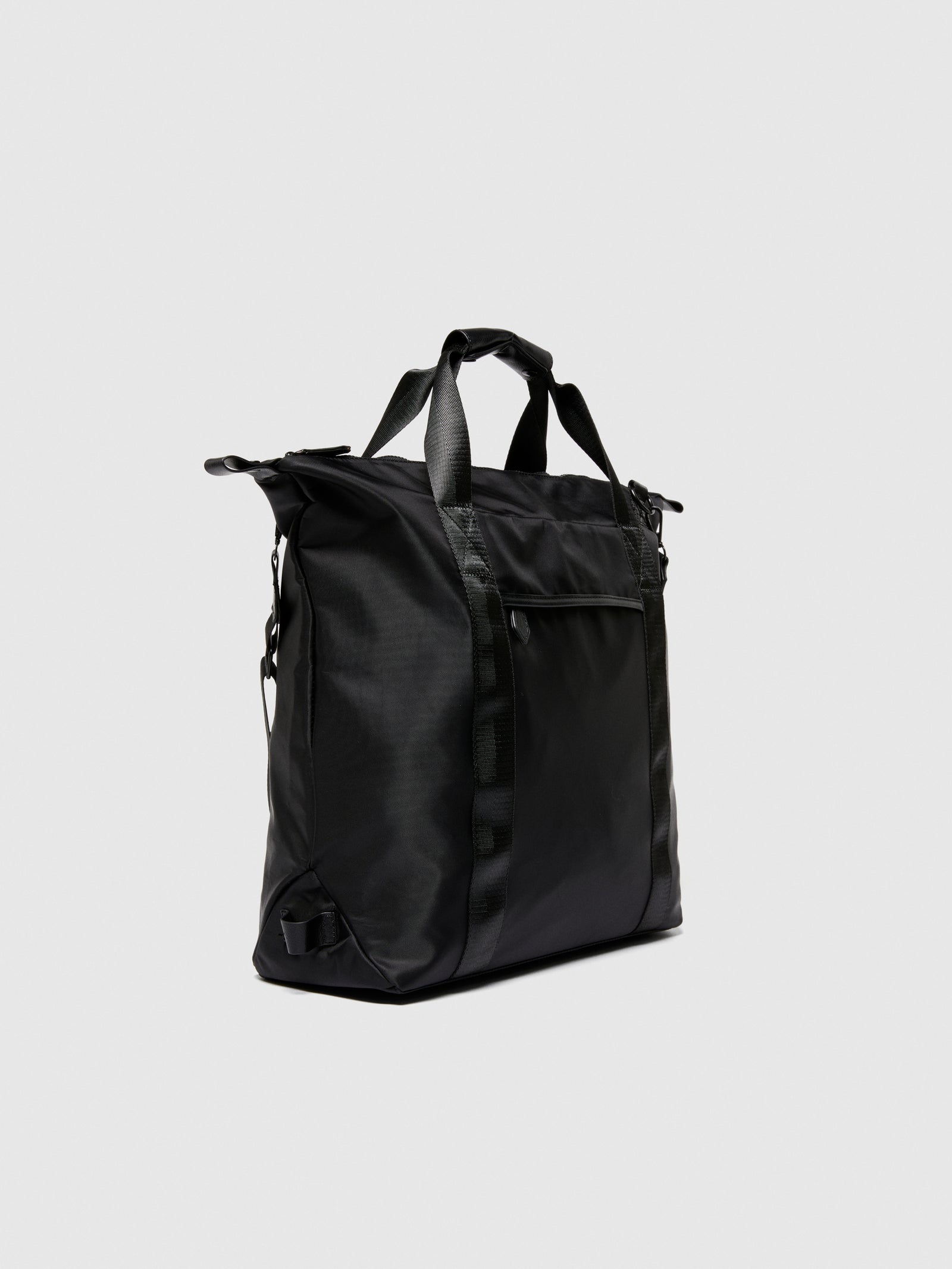 Borsa tote con tracolla da uomo nero 4 | Sisley Outlet