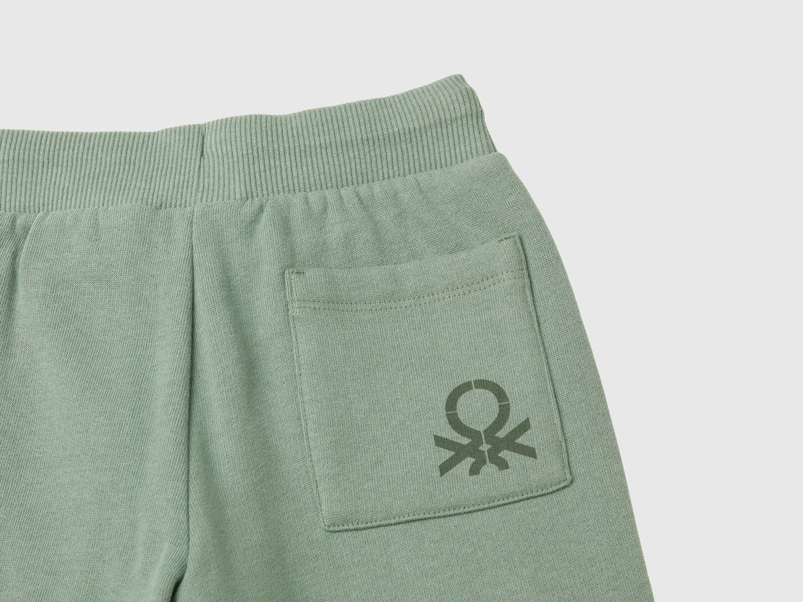 Joggers in calda felpa da bimbo verde chiaro 3 | Benetton Outlet