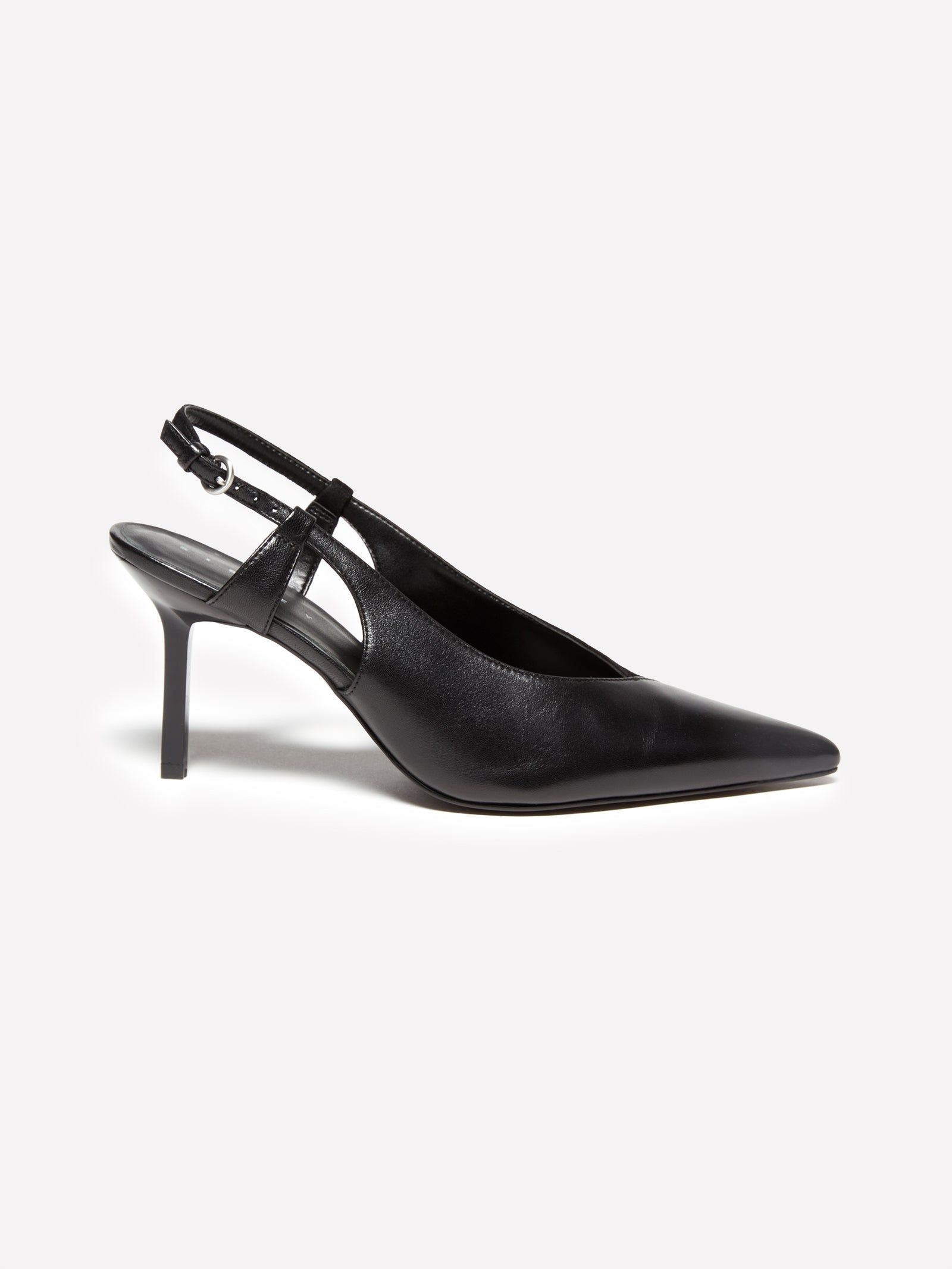 Slingback in 100% pelle da donna nero 4 | Sisley Outlet