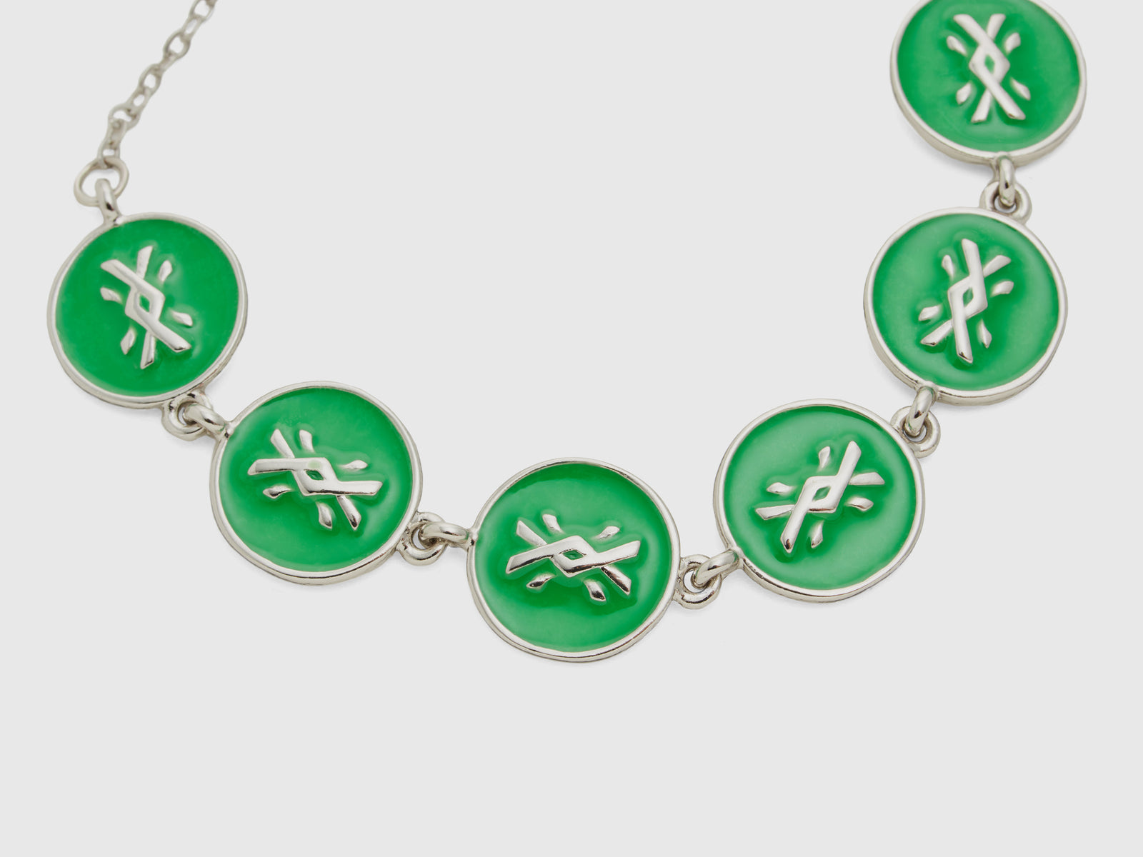 Bracciale con ciondoli da donna verde 2 | Benetton Outlet