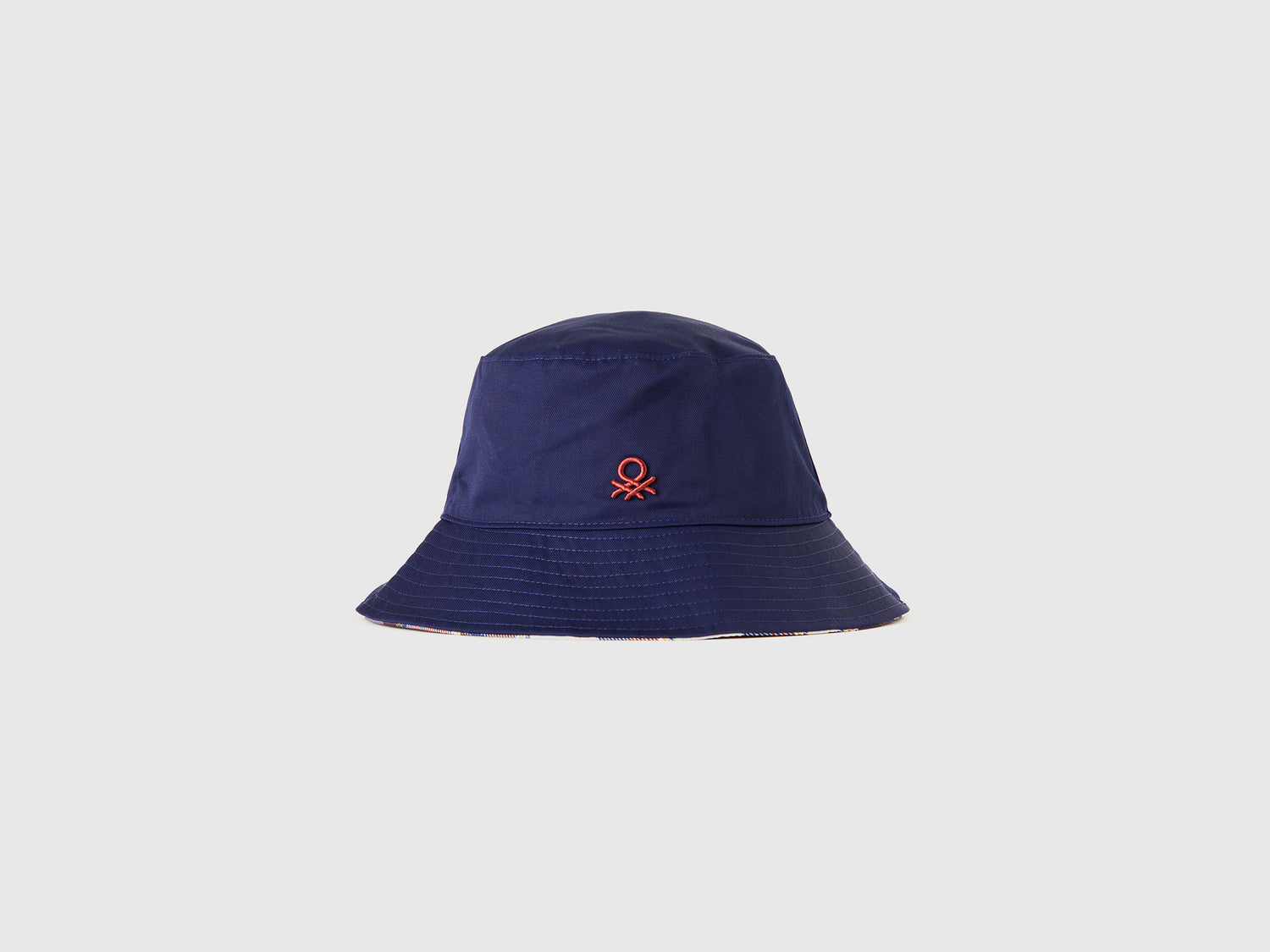 Cappello alla pescatora reversibile da uomo blu scuro | Benetton Outlet