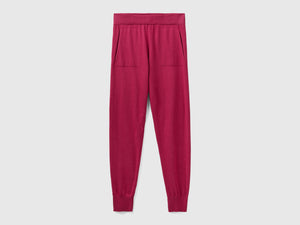 Pantaloni in misto cashmere