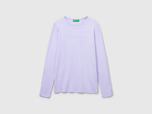 T-shirt a manica lunga 100% cotone