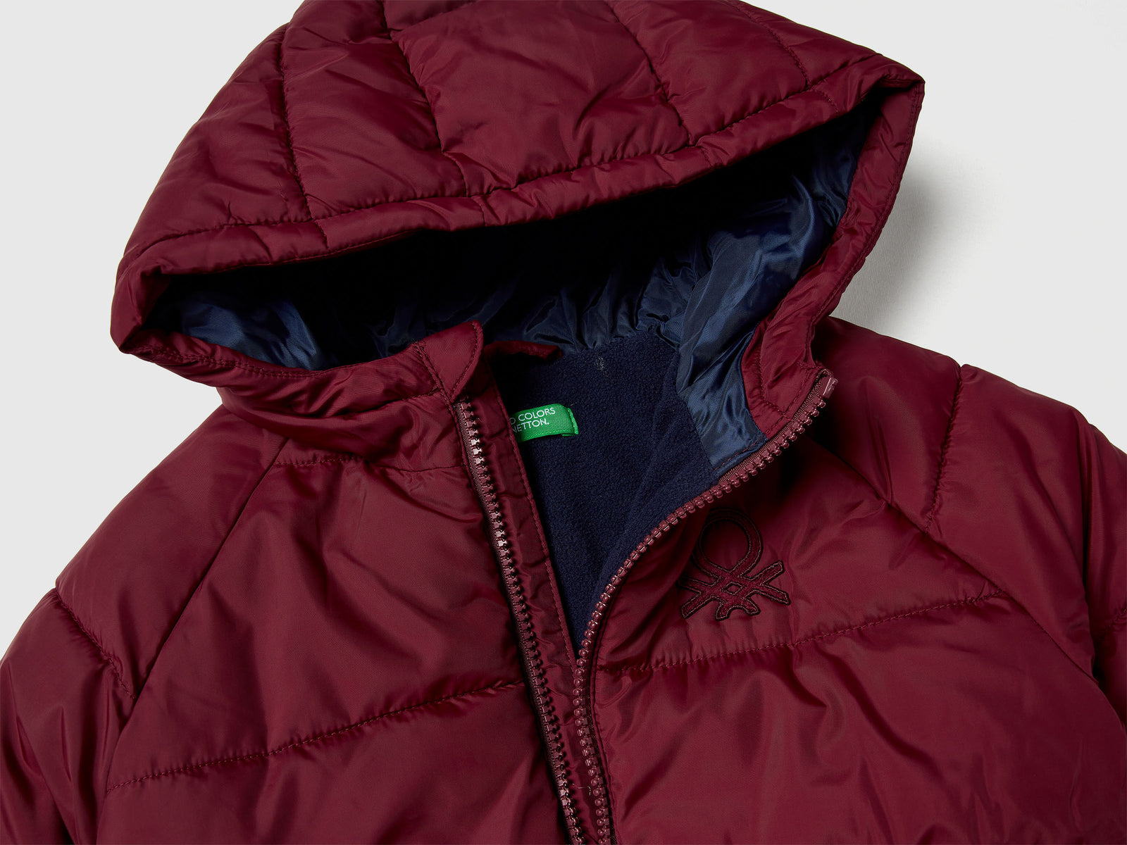 Giubbino imbottito "Rain Defender" da bimbo bordeaux 3 | Benetton Outlet