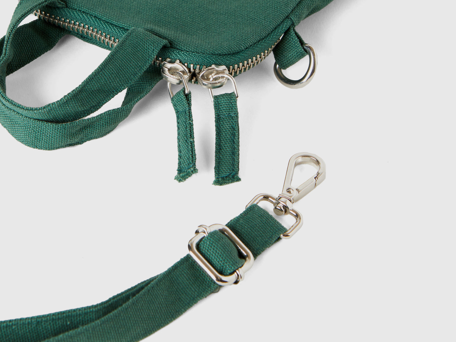 Portacellulare in puro cotone da uomo verde militare 3 | Multimarchio Outlet