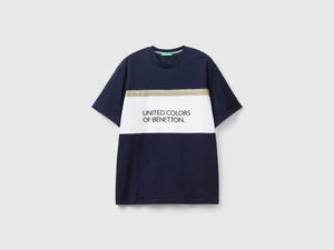 T-shirt con banda logo