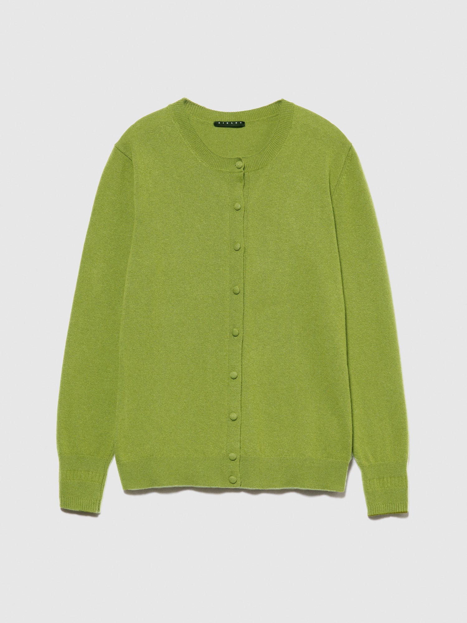 Cardigan regular fit da donna verde oliva | Sisley Outlet