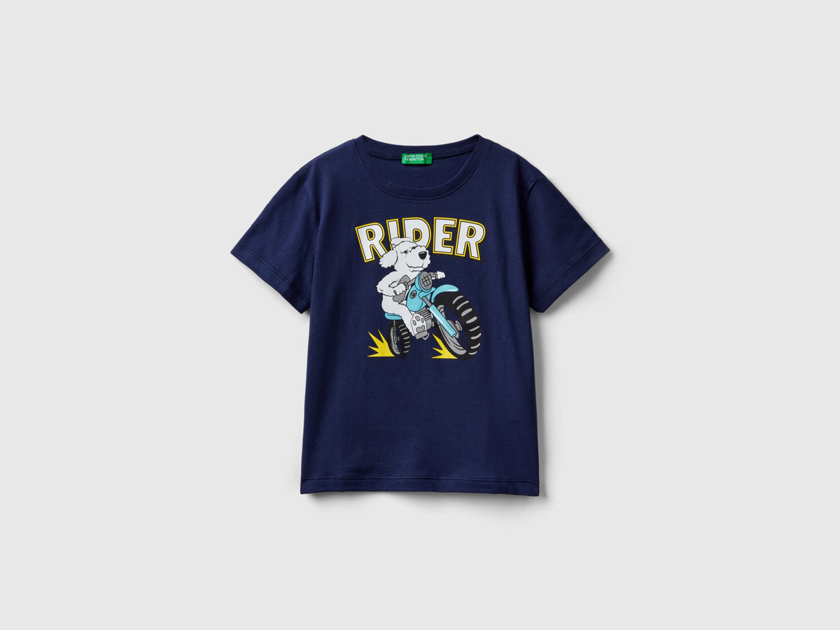 T-shirt con dettagli fluo