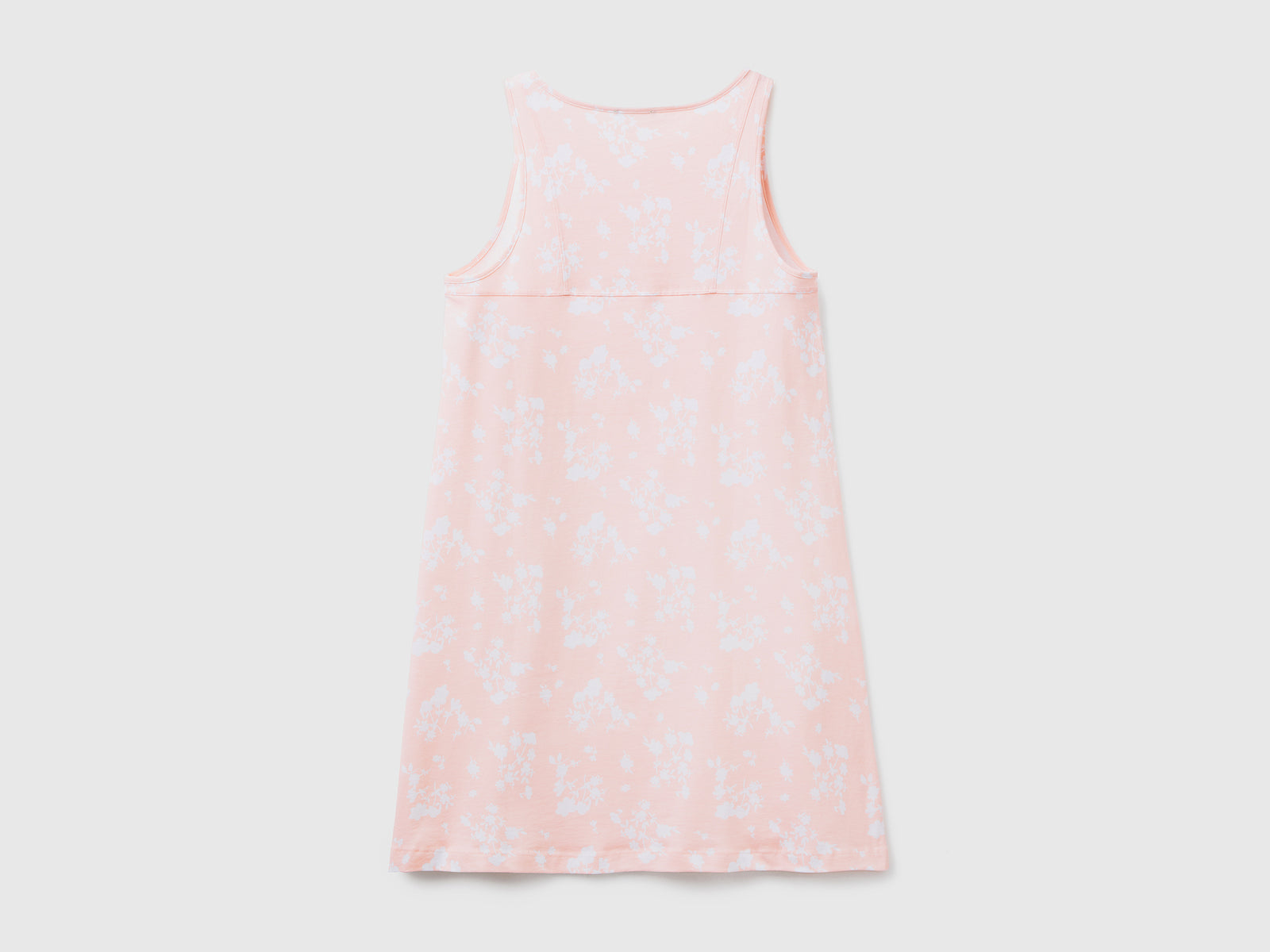Abito corto smanicato in puro cotone da donna rosa 2 | Benetton Outlet
