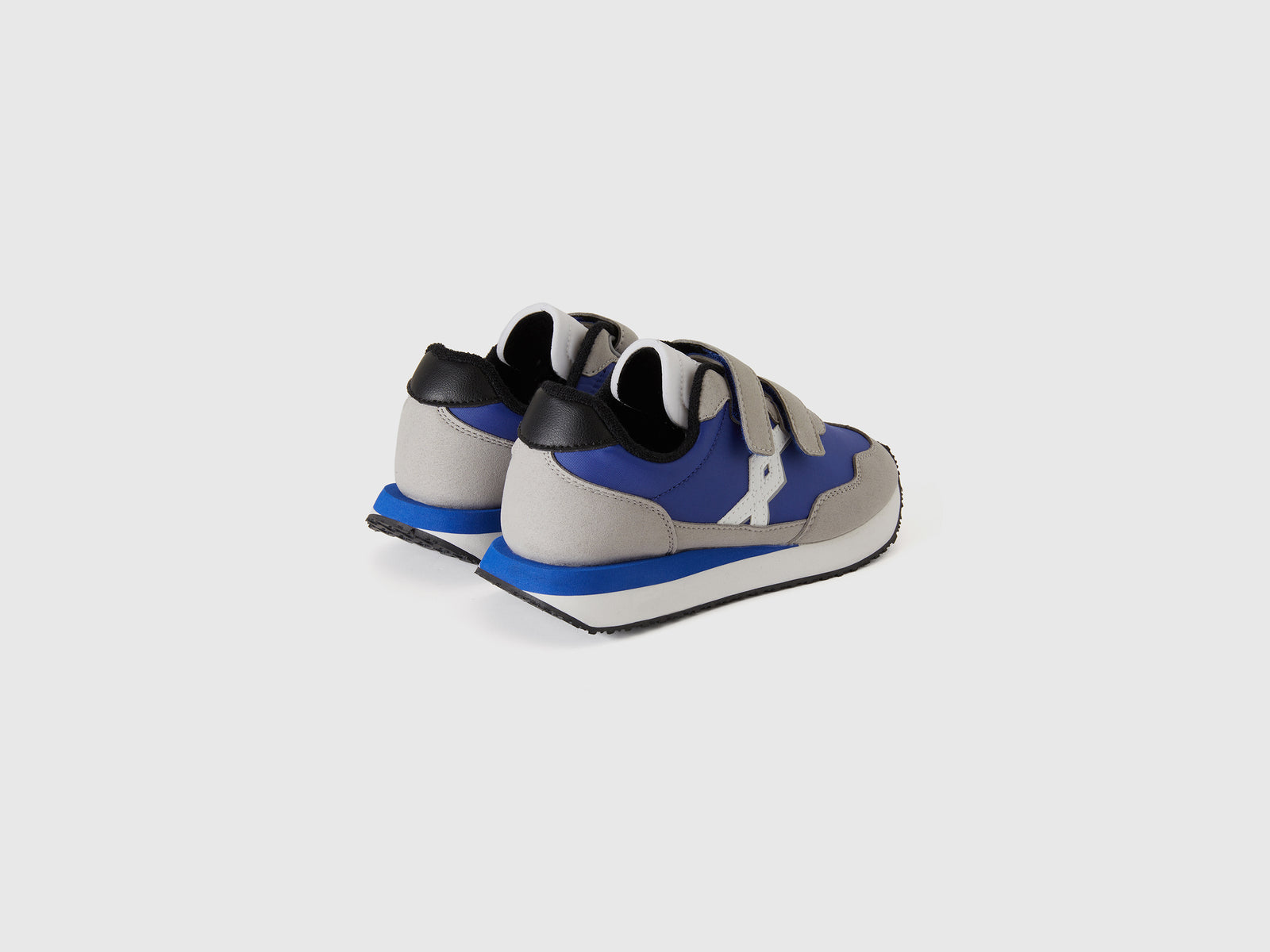 Sneakers in nylon e tessuto scamosciato da bambino multi-color 2 | Benetton Outlet