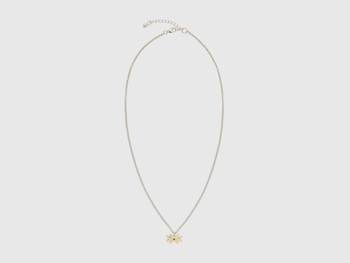 Collana con pendente logo chiaro