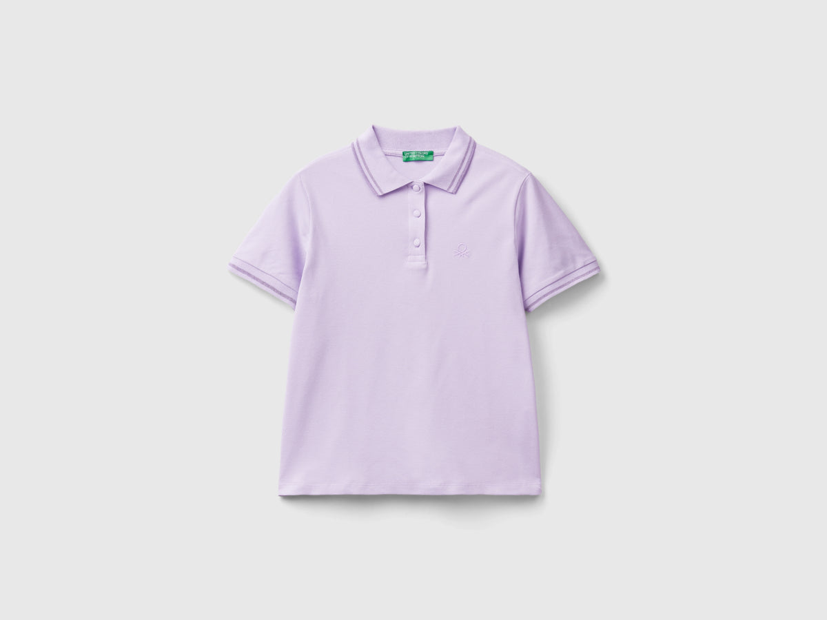 Polo in cotone bio stretch