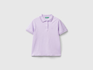 Polo in cotone bio stretch