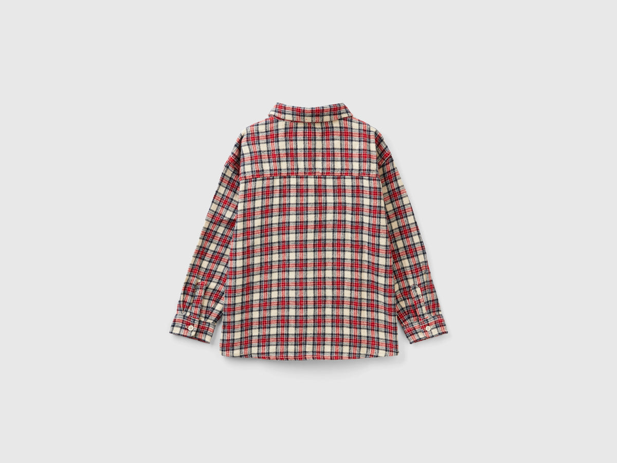 Camicia a quadri in flanella