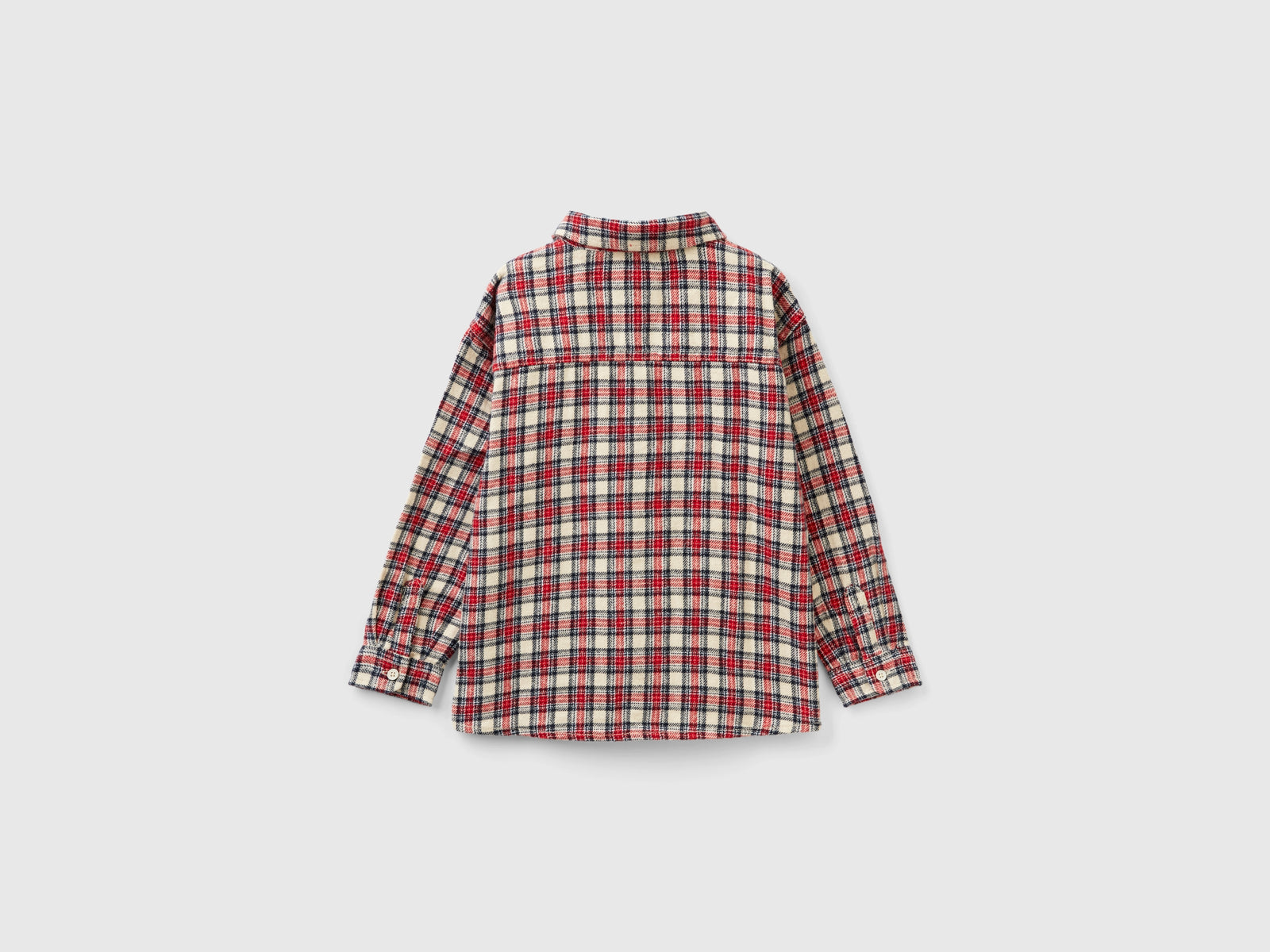 Camicia a quadri in flanella da bimbo multi-color 2 | Benetton Outlet