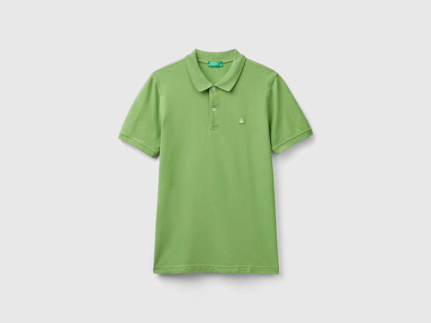 Polo slim fit da uomo verde oliva | Benetton Outlet